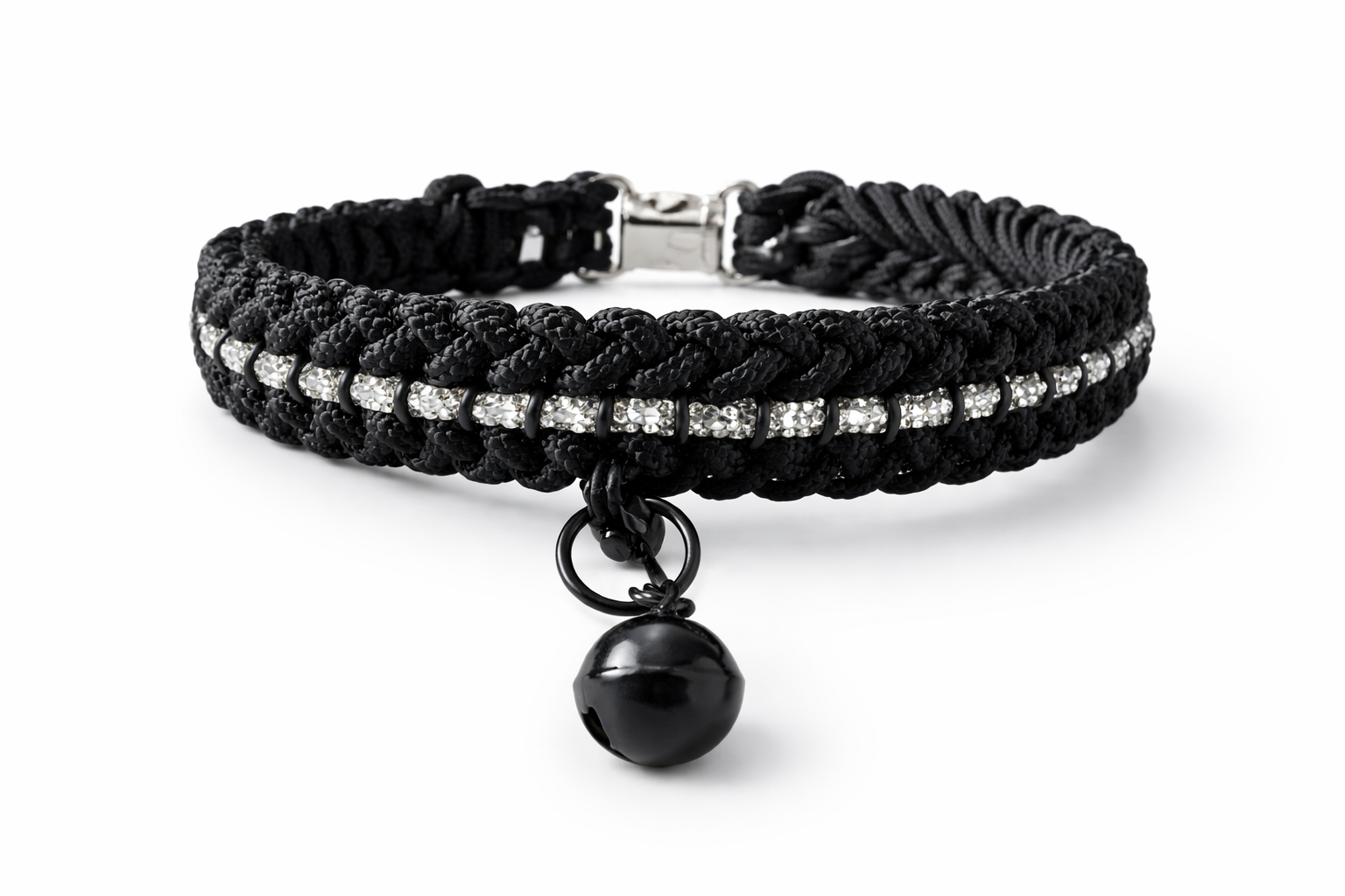 Glitzy Paracord Cat Collar